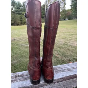 Frye Molly Button Tall Redwood Riding Boots Women's Size 8 thumbnail 2