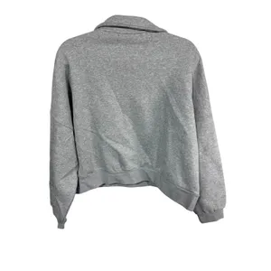 Under Armour Pullover Icon Fleece Oversized Half Zip Women's Large Gray New thumbnail 6