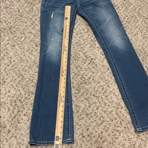 Miss Me Signature‎ Distressed Embellished Pockets Bootcut Jeans Size 27 thumbnail 12