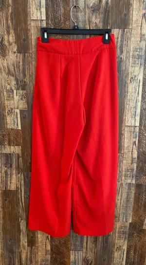 Gina Tricot Woman's Red Wide Leg Pants Size 6 thumbnail 3