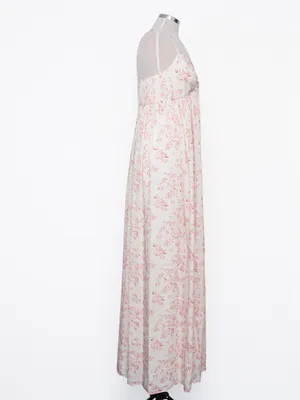 SACHIN‎ & BABI - Jessica Gown Rouge Watercolor Floral Gown thumbnail 6