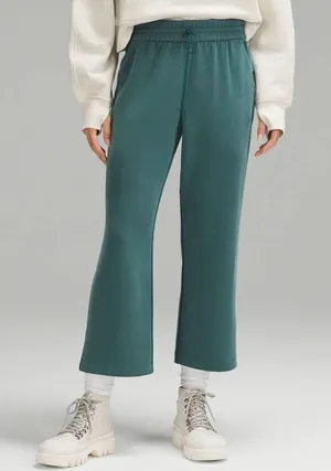 Lululemon Softstreme High-Rise Straight Leg Crop Storm Teal size 2 thumbnail 1