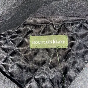 Mountain Lake Vintage Black Fleece Full Zip Vest Jacket Women's thumbnail 6