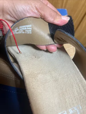 Dansko Black Leather Zigzag Triple-Band Wedge Slide thumbnail 10