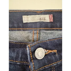 Vintage Y2K Mid rise Boot Cut 515 Levi’s Jeans Size 8 Long Dark Wash Flare thumbnail 9