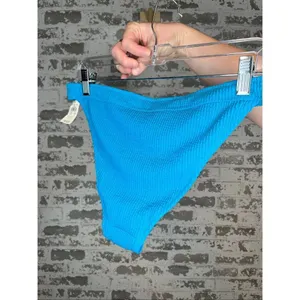 Aerie | women nwt blue swim bikini bottoms thumbnail 5