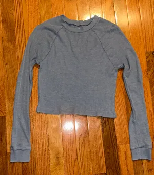 Pac Sun Crop Long Sleeve Top thumbnail 1