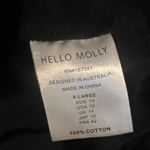 Hello Molly Exclusive Base Slip On New York‎ Black Hoodie Size XL thumbnail 12
