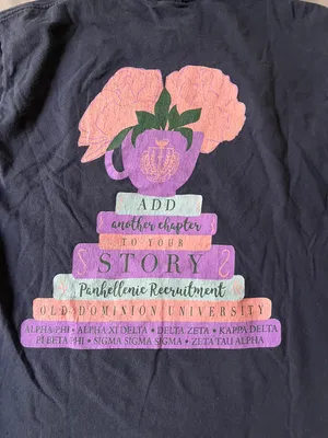 ODU 2018 Panhellenic Sorority Recruitment T-shirt thumbnail 1
