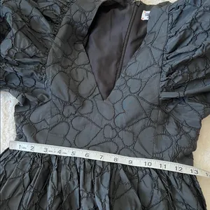 Hunter Bell Black Heart Peplum Top thumbnail 4
