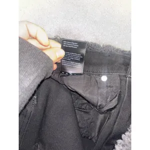 risen black fray jeans‎ straight leg size 9 thumbnail 5