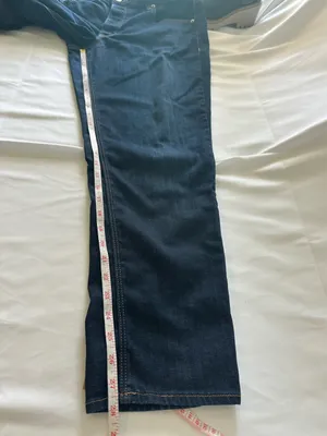 American Eagle women’s size 14 to girl straight leg button fly denim jeans thumbnail 5