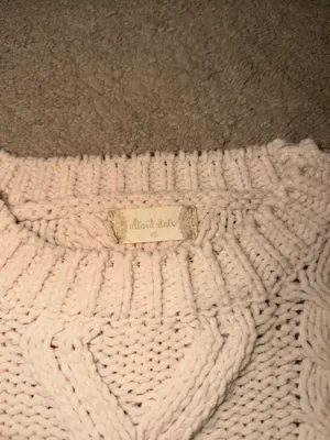Altar'd State Cream Knit Sweater thumbnail 4