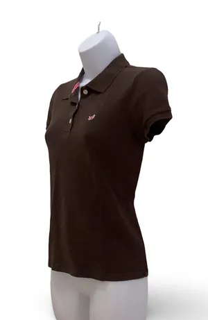 Old Navy Perfect Fit Stretch Brown Polo thumbnail 2