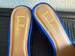 Lulus blue heels thumbnail 2