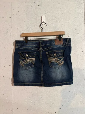 Maurices Denim Mini Skirt | Size: 11/12 thumbnail 3