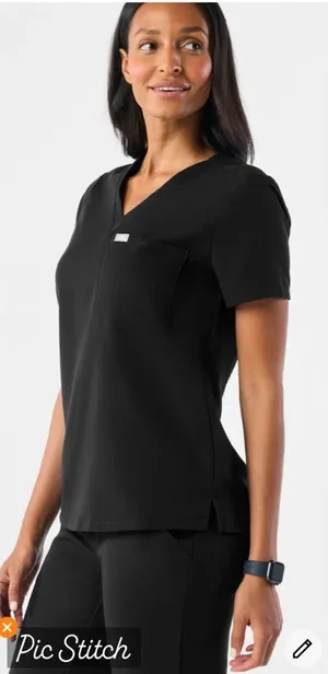 Figs Technical Collection Catarina V Neck Scrub Top thumbnail 1