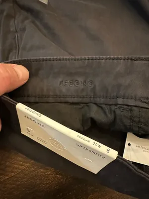 NWT American Eagle Super Stretch Black Jeggings-Size 8 (30x28) thumbnail 9