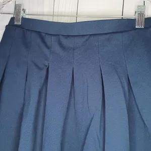 SO Navy Blue Pleated Mini Skater School Girl Skirt thumbnail 3