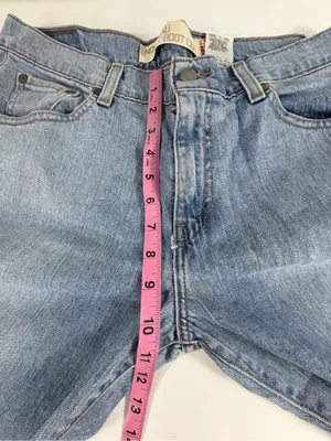 Levis 515 Bootcut Jeans Y2K Light Wash Mid Rise‎ Stretch Denim Blue Womens 12 thumbnail 5