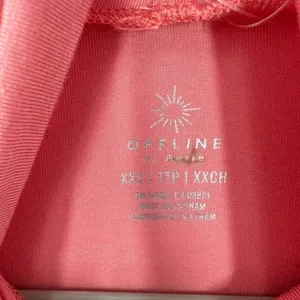 Offline by Aerie Womens Coral Pink Modal Turtleneck Long‎ Sleeve Top Thumbholes thumbnail 8