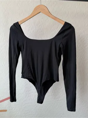 Lululemon Wundermost Ultra-Soft Nulu Square-Neck Long-Sleeve Bodysuit thumbnail 6