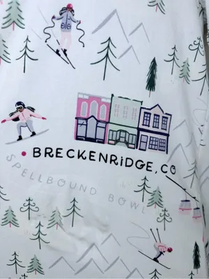 Soma XS Ski Town Nightgown Dress Aspen Vail Breckenridge Park City 3/4 Sleeve thumbnail 6