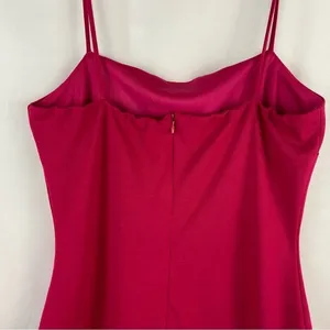 Lulu’s Mini Slip Dress Hot Pink Spaghetti Strap Barbie Glam Party Clubbing NEW thumbnail 7