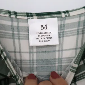 Unbranded Mini Dress Womens M Plaid Green Spaghetti Strap Bodycon Excellent thumbnail 2