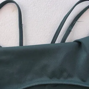 American Eagle Womens Teal Strappy Back Active Jumpsuit Size Medium Green thumbnail 6