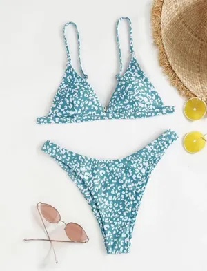 Shein Bikini Set Blue thumbnail 3