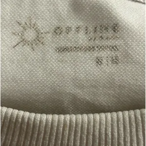Offline by‎ Aerie Women's White Cropped Crew Neck T-Shirt Size M Casual Top y2k thumbnail 7