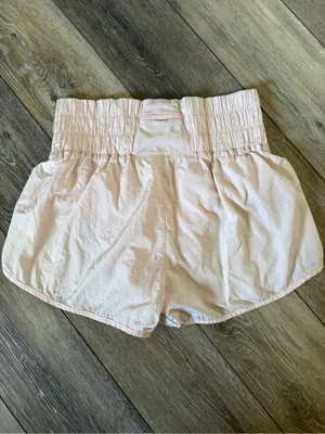 Altar’d State AS Revival High-Waist Pink Athletic Shorts thumbnail 3