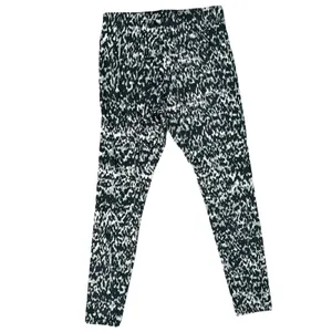 Nike Black Gray White Mottled Print Camouflage Soft Pull On Leggings size M thumbnail 5