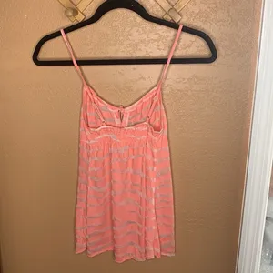 Free People Sheer Zebra Stripe Tank Size XS thumbnail 5