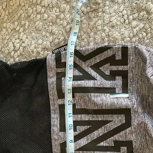 PINK Victoria’s Secret Nylon/Mesh Duffle Bag Gray/Black‎ thumbnail 4
