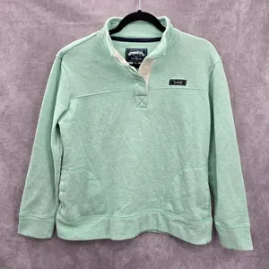 State of Mine Green Sweater Pullover‎ Long Sleeve Cardigan Activewear Medium thumbnail 1