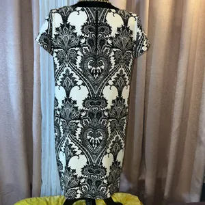Zara Woman Size L Paisley Short Sleeved Dress thumbnail 7