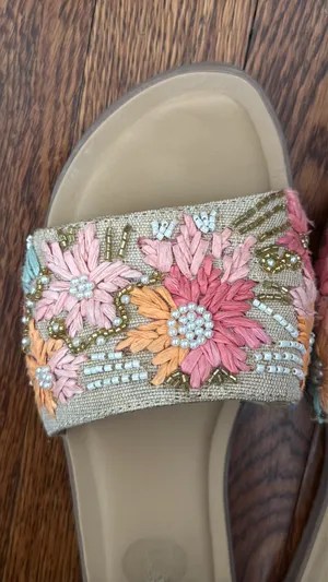 Haute Hippie Beaded Sandals thumbnail 2