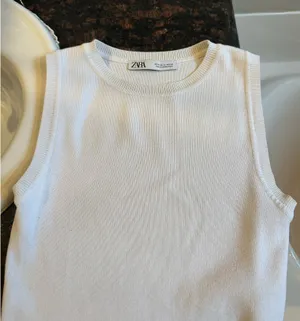 ZARA White Tank thumbnail 2