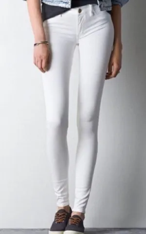 American Eagle Super Stretch White Jeggings thumbnail 1