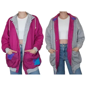 Vintage 80s Reversible Colorblock Windbreaker Jacket thumbnail 2