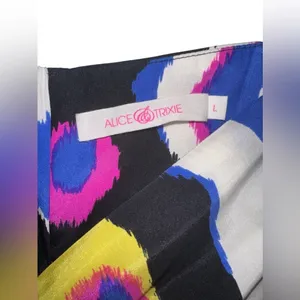 Alice and Trixie Multicolor Cocktail Mini Dress Size Small/Medium thumbnail 8
