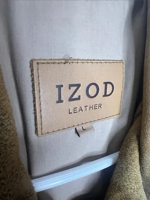 Vintage IZOD soft leather bomber jacket thumbnail 3