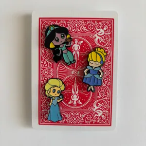 Disney Princess Enamel Pin Bundle Jasmine, Ariel, Snow White, Elsa & Cinderella thumbnail 4