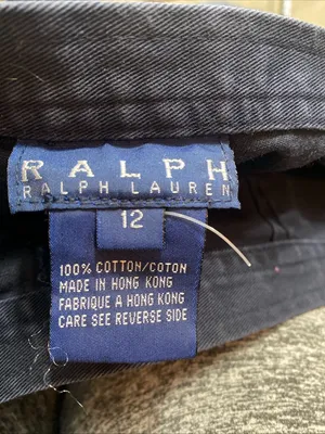 Vintage Ralph Ralph Lauren Pointe Pants Side Zip Career Casual Blue 12 Inseam 31 thumbnail 6