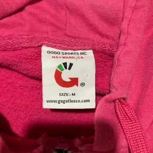 Y2k Retro Nassau‎ Bahamas Zip Up Hoodie Women M Pink Graphic Fleece Sweatshirt thumbnail 4