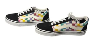Vans Ward Low Top Sneakers Checkerboard Pastel Women's 6.5 thumbnail 1