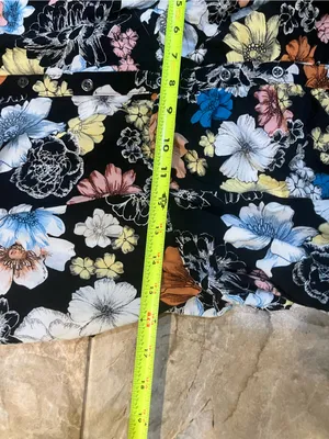 Torrid Black Floral Georgette Maxi Dress size 1 thumbnail 4
