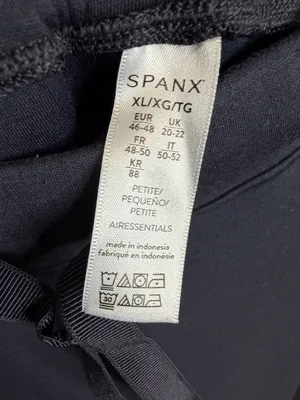 Spanx AirEssentials Women's Sz XL Navy Wide Leg Drawstring Pants Lounge 50239Q thumbnail 3